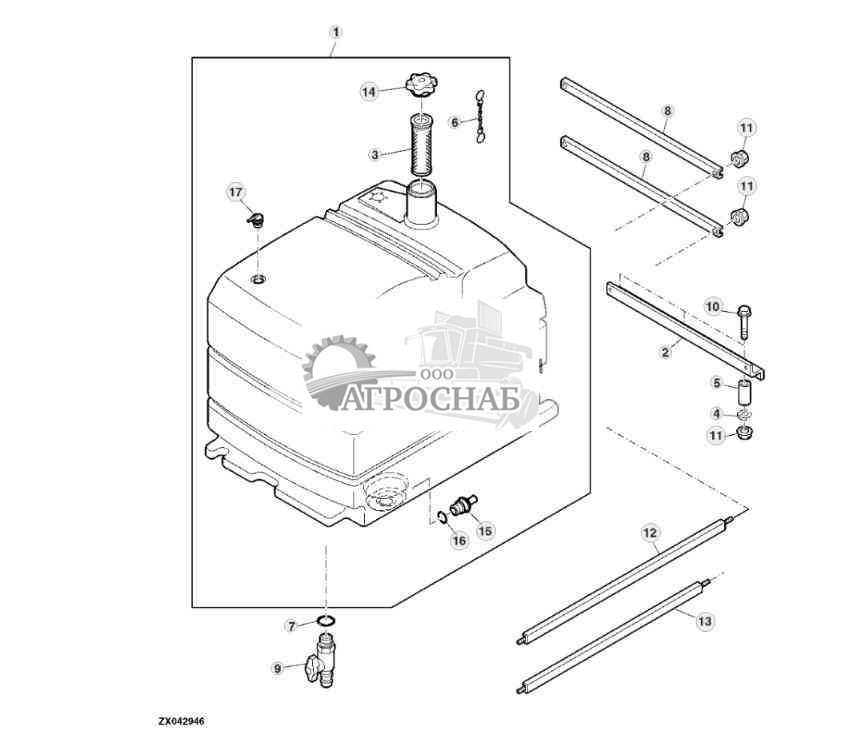 FUEL TANK (1100 LITER) 